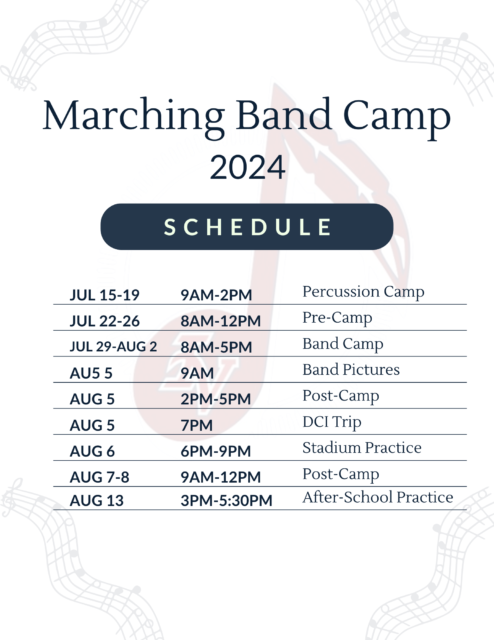 Camp Schedule