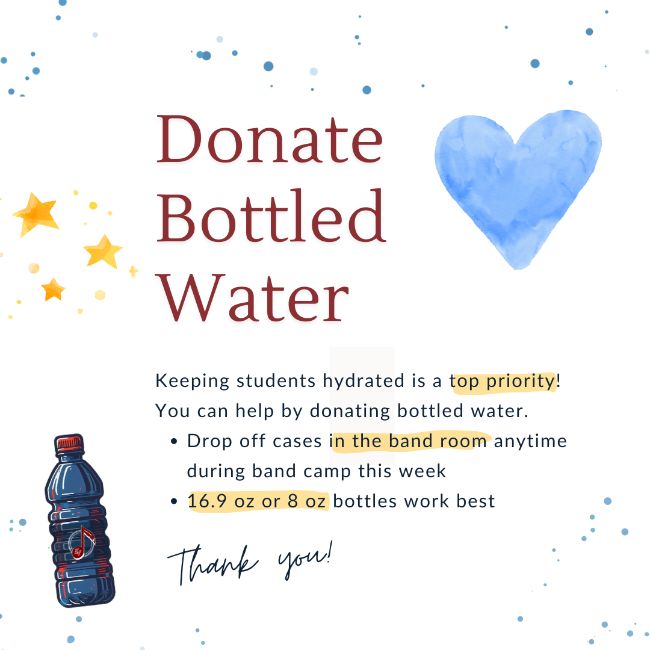 donate bottled water