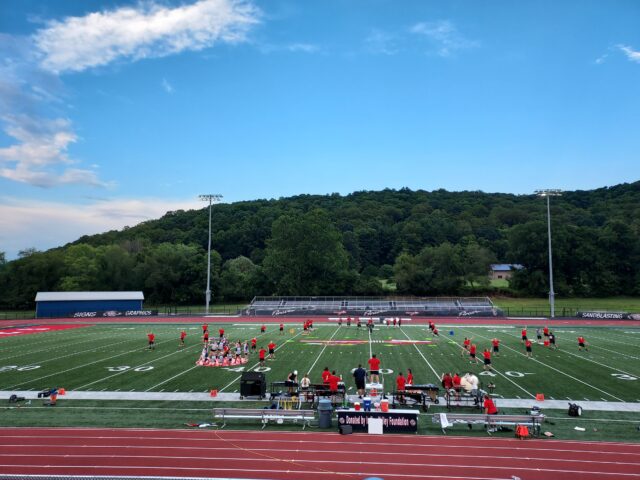 stadium night practice